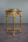Antique Side Table in Italian Marble and Gold Gilded Wood 2