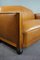 Art Deco 2-Sitzer Sofa aus Leder 8