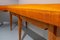 Italienisches Ecksofa aus Holz und Stoff, 1950er 5