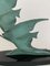 Art Deco Sculpture of Fish in Green Patina by Marti Font Regule, 1930, Image 8