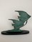 Art Deco Sculpture of Fish in Green Patina by Marti Font Regule, 1930 2