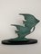 Art Deco Sculpture of Fish in Green Patina by Marti Font Regule, 1930, Image 2