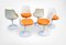Fibreglas Tulip Dining Chairs by Eero Saarinen & Rudi Bonzanini, Set of 6 2