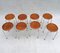 Vintage Dutch Stools in Plywood, 1970s, Set of 8, Image 9