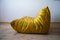 Gelbes Vintage 2-Sitzer Togo Sofa aus Leder von Michel Ducaroy für Ligne Roset 2