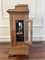 Large Antique Victorian Carved Oak Bracket Clock 7