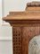 Orologio grande antico vittoriano in legno di quercia intagliato, Immagine 8