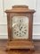 Large Antique Victorian Carved Oak Bracket Clock 1