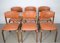 Italian Chairs by Gianfranco Frattini for Caruzzati Construction Sites, 1950s, Set of 6 3