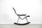 Postmodern Black Leather Rocking Chair by Takeshi Nii, 1950s, Image 16