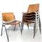 DSC 106 Desk Chairs by Giancarlo Piretti for Castelli, 1960s, Set of 6 3