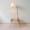 Floor Lamp with Side Table in Ash Wood 4