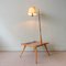 Floor Lamp with Side Table in Ash Wood, Image 5