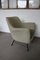 Vintage German Cocktail Chair in Green Boucle, 1950 5