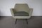 Vintage German Cocktail Chair in Green Boucle, 1950 1