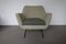 Vintage German Cocktail Chair in Green Boucle, 1950, Image 1