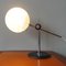 Lampe de Bureau Simris Mid-Century en Cuir Noir et Chrome par Anders Pehrson pour Ateljé Lyktan 8