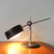 Lampe de Bureau Simris Mid-Century en Cuir Noir et Chrome par Anders Pehrson pour Ateljé Lyktan 3
