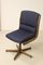 Upholstered Wooden Desk Chair, 1970s 1