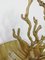 Centrotavola in ottone a forma di corallo e conchiglie, anni '50, Immagine 10