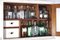 Vintage Wall Cabinet with Drawers and Pharmacy Bottles, Set of 25, 1930s, Image 3