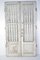 Antike übergroße Tür aus weißem Kiefernholz, 1890er, 2er Set 2