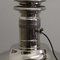 French Art Deco Wood and Silver Metal Table Lamp from Mazda, 1920s 10