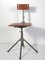 Czech Industrial Table and Swivel Chair, 1960s, Set of 2, Image 16