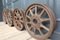 Vintage Car Spokes, Set of 4, Image 8