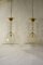 Murano Glas Deckenlampen mit großen Zentralglocken, 2er Set 1