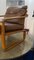 Danish Leather and Teak Chair, 1960s 6