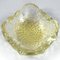 Mid-Century Italian Decorative Yelow Bullicante Murano Glass Bowl, 1960s 6