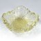 Mid-Century Italian Decorative Yelow Bullicante Murano Glass Bowl, 1960s 4