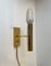 Danish Modern Green Wall Sconce in Brass from Fog & Mørup, 1970s 2