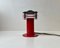 Danish Modern Red Wall Sconce from Abo Metalkunst, 1970s, Image 1