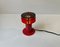 Danish Modern Red Wall Sconce from Abo Metalkunst, 1970s 2