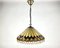 Vintage Italian Handcrafted Fringed Chandelier in the style of Tiffany, Image 1