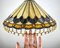 Vintage Italian Handcrafted Fringed Chandelier in the style of Tiffany 2