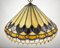 Lampadario vintage artigianale con frange nello stile di Tiffany, Immagine 4