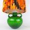 Mid-Century Green Glass Table Lamp, 1960s 2