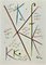 Rafael Alberti, Letter K, Original Lithograph, 1972 1