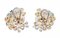 14kt Rose and White Gold Earrings 3