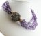 Ancient Handcrafted Clasp Retro Intertwined Amethysts Necklace 5