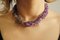 Ancient Handcrafted Clasp Retro Intertwined Amethysts Necklace 6