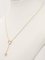 18 Karat Yellow Gold Heart and Star Shape Pendant Necklace, Image 4