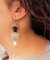 Yellow Gold and Silver Retro Moretto Earrings 3
