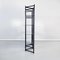 Modern Italian Black Metal and Tempered Glass Bookcase, 1990s 3