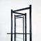 Modern Italian Black Metal and Tempered Glass Bookcase, 1990s 10