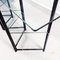 Modern Italian Black Metal and Tempered Glass Bookcase, 1990s, Image 16