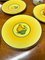 Yellow Bellona Dinner Plates from Faience factory Aluminia, Set of 18 6